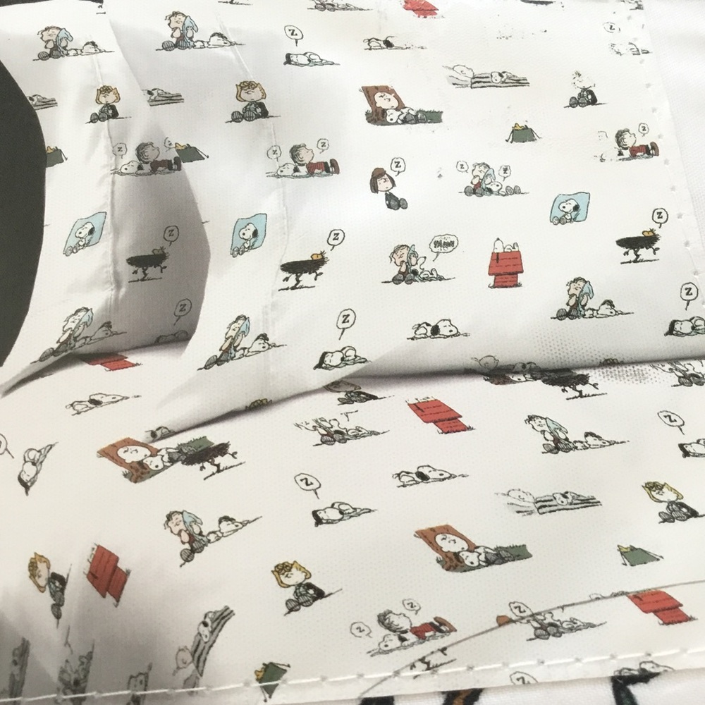 Berkshire Blanket and Home Snoopy Peanuts Queen Size Sleepy Time Sheet S…